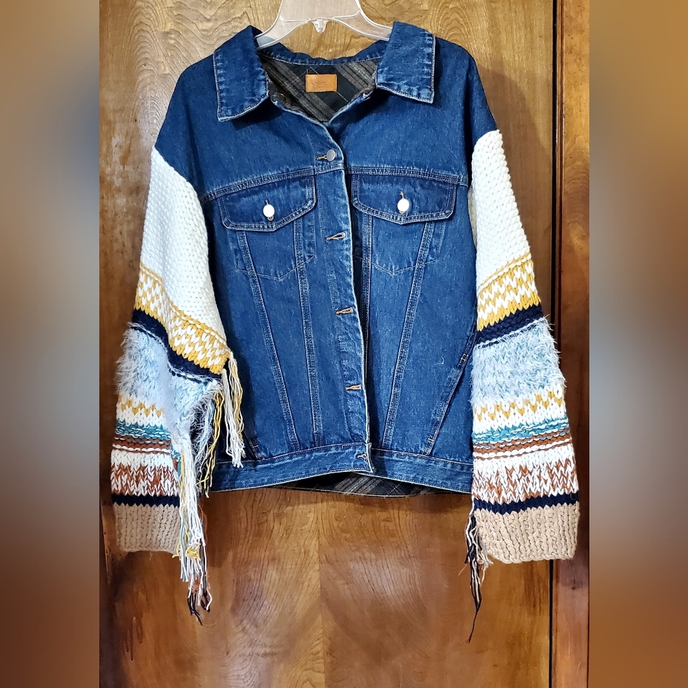 NWOT Size 3X Unicorn Tribe Jean Jacket - Price Firm